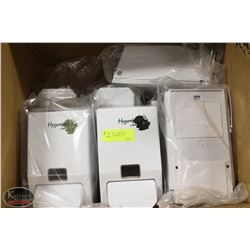 GROUP OF 7 WALLMOUNT HAND-RUB DISPENSERS