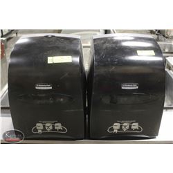 TWO KIMBERLY CLARK PRO PAPER TOWEL DISPENSERS