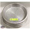 Image 1 : STACK OF 10" ALUMINUM PIE PLATES