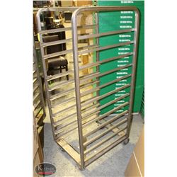 12 TIER STAINLESS STEEL BAKERS RACK. 20"X26"X57.5"