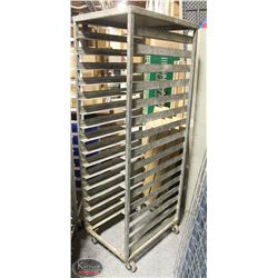 16 TIER GALVANIZED STEEL BAKERS RACK. 21"X28"X71.5