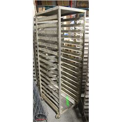 16 TIER GALVANIZED STEEL BAKERS RACK. 21"X28"X71.5