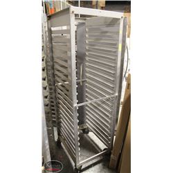 20 TIER ALUMINUM BAKERS RACK. 21.5"X26"X70"