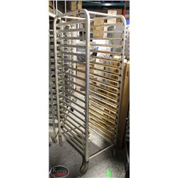 20 TIER ALUMINUM BAKERS RACK. 21.5"X26"X70"
