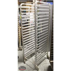 20 TIER ALUMINUM BAKERS RACK. 21.5"X26"X70"