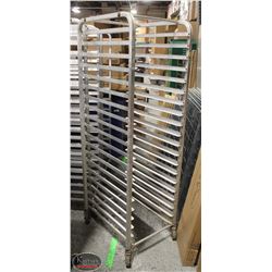 20 TIER ALUMINUM BAKERS RACK. 21.5"X26"X68"