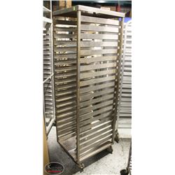 20 TIER STAINLESS STEEL BAKERS RACK. 20.5"X24"X71"
