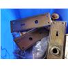 Image 2 : TOTE OF ANTIQUE DOOR HARDWARE