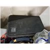 Image 3 : TOTE OF TOOLS, SPEAKERS, LIGHT CONTROLLERS AND MORE