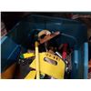 Image 2 : TOTE OF DRYWALL TOOLS, SCRAPERS, SANDERS