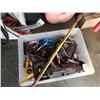 Image 2 : 2 BAGS AND TOTE OF TOOLS WITH AIR TANK