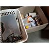 Image 2 : 3 boxes of electrical tools, electrical and power bars
