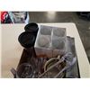 Image 2 : CAST IRON GRIDDLE, BAR ITEMS, GLASSES