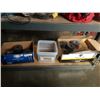 Image 1 : 2 BOXES OF COIL NAILS 2-1/4 INCH AND 3 INCH AND BIN OF SCREWS 2 1/2 INCH