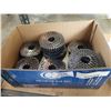Image 2 : 2 BOXES OF COIL NAILS 2-1/4 INCH AND 3 INCH AND BIN OF SCREWS 2 1/2 INCH