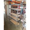 Image 1 : 6 FOOT ADJUSTABLE SHELVING WITH 5 SHELFS