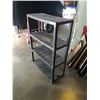 Image 1 : BLACK PLASTIC 4 TIER SHELF