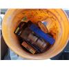 Image 2 : LARGE BOX AND PAIL OF HARDWARE, SHOP SUPPLIES
