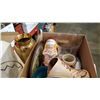 Image 3 : BOX OF CHINA, VASES, COIN BANK FIGURE, STEIN