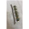 Image 8 : 2 TRAYS OF SILVER AND GOLD TONE JEWELLERY