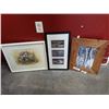 Image 1 : WATERCOLOR PAINTING, TIGER PRINT AND FOREST PRINT