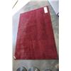 Image 2 : BURGUNDY AREA CARPET APPROX 77 INCH
