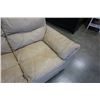Image 2 : BEIGE LEATHER LOVESEAT