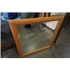 Image 2 : 2 WOOD FRAMED MIRRORS