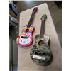 Image 1 : CAMO AND HELLO KITTY GUITARS