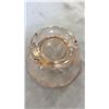 Image 8 : LOT OF VINTAGE PEACH GLASS WARE