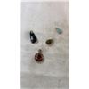 Image 2 : SEMI PRECIOUS AND OTHER STONE PENDENTS