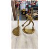 Image 8 : LOT OF FIGURES, BRASS AND OTHER, WOOD RAMS