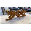 Image 8 : 6 PANEL MINI EASTERN ROOM DIVIDER, CARVED DRAGON AND EASTERN SCROLL