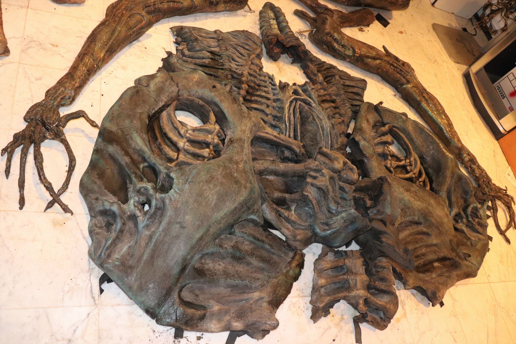 ALIEN RESURRECTION SCREEN MATCHED ALIEN QUEEN THAT GIVES BIRTH TO NEWBORN