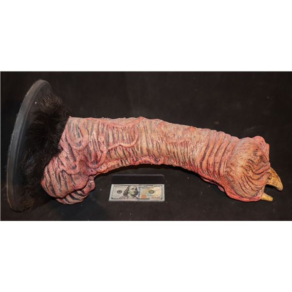 POULTRYGEIST ALIEN COCK MONSTER WITH NUT SACK MOUNTED FOR DISPLAY