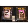 STAR TREK LIGHTED ENTERPRISE STATUES LOT OF 2 IN BOXES