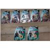 STAR TREK ACTION FIGURES PLAYMATES SERIES 2 WITH VARIANTS LOT OF 7