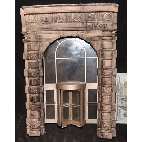 GODZILLA FLATIRON BUILDING REVOLVING DOORWAY WITH ARCH SECTION SCREEN USED