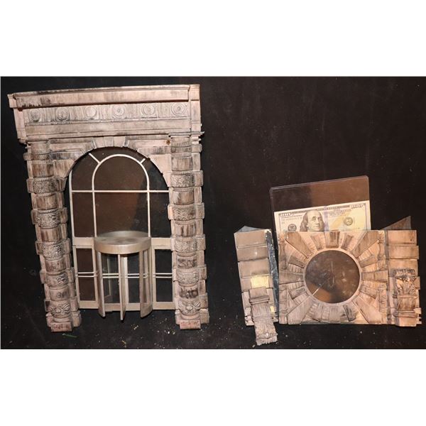 GODZILLA FLATIRON BUILDING REVOLVING DOORWAY WITH ARCH AND WINDOW SCREEN USED