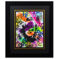 Nastya Rovenskaya- Original Mixed Media on Paper "Model"