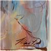 Image 2 : Marta Wiley, Framed Original Mixed Media Painting on Canvas, Thumb Printed and Hand Signed with Lett