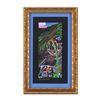 Image 1 : Raphael Abecassis"Avram, Jacov, Rachel and Lea" Hand Signed Framed Original Painting with COA.