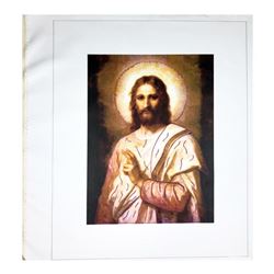 Steve Kaufman (1960-2010), "Jesus Peace (State 2)" Hand Signed and Numbered Limited Edition Hand Pul