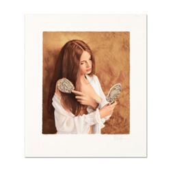 Douglas Hofmann, "The Mirror" Limited Edition Lithograph, Numbered and Hand Signed with Letter of Au