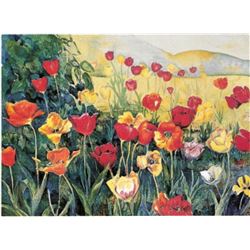 Perla Fox- Original Serigraph "Tulips"