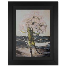 Ringo Daniel Funes - (Protege of Andy Warhol's Apprentice - Steve Kaufman), "Man Ship" Framed One-of