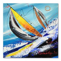 Natalia Sinkovsky, Original Acrylic Painting on Canvas, Hand Signed with Letter of Authenticity