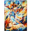 Image 1 : Leonid Afremov (1955-2019) "Night Cap" Limited Edition Giclee on Canvas, Numbered and Signed. This p