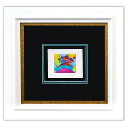 Peter Max- Original Lithograph "Flower Jumper Over Sunrise Ver. I (mini)"