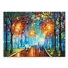 Image 1 : Leonid Afremov (1955-2019) "Misty Mood" Limited Edition Giclee on Canvas, Numbered and Signed. This 